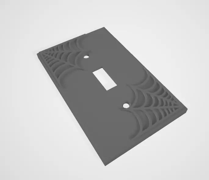 Spiderweb Switch Plate