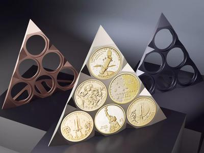 Space Coin Display Stand  American Innovation Series