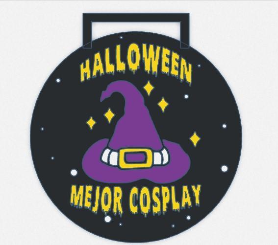 MEDALLA HALLOWEN MEJOR COSPLAY