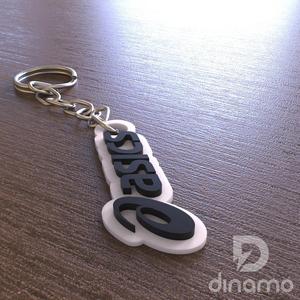 Asics keychain