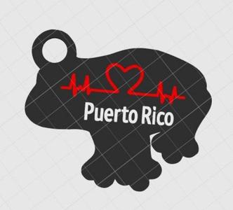 Puerto Rico Coqui Keychain 🐸🇵🇷 | Free for the community (AMS compatible)