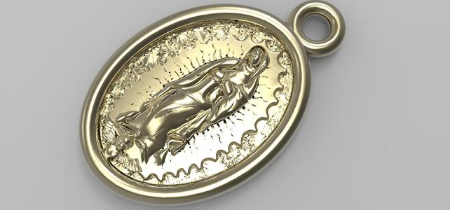 Virgin of Guadalupe medal