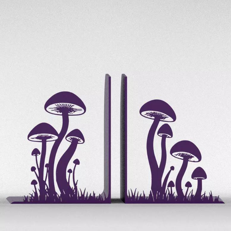 Mushroom Bookends