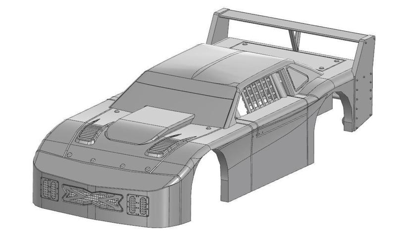 SRX Pavement Race Car - HO Slot Car