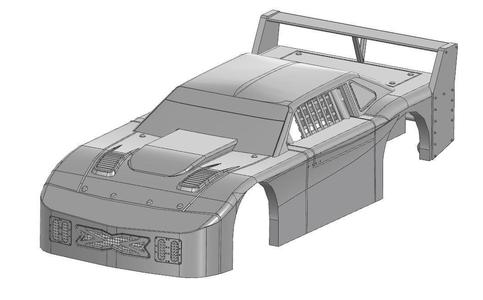 SRX Pavement Race Car - HO Slot Car