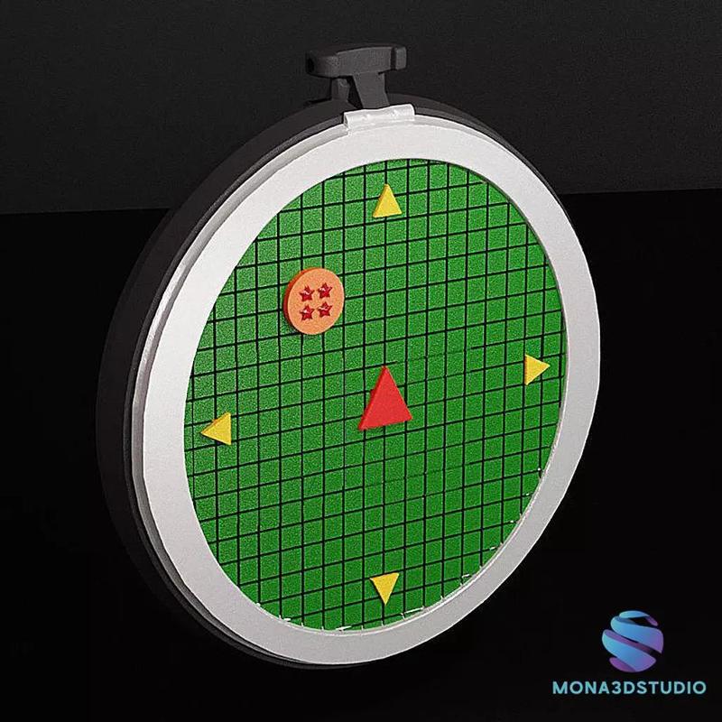 Bulma Dragon Radar cosplay  STL with Insertable Sliders