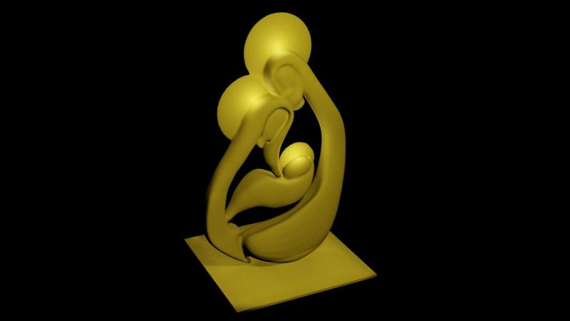 MODERN MINIMALIST NATIVITY SCENE