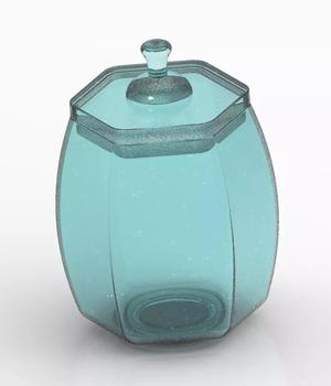 Hexagonal Storage Jar