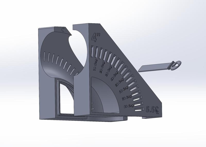 4-INCH TUBE CUTTING AND MARKING JIG & X-PIPE MARKING TOOL **