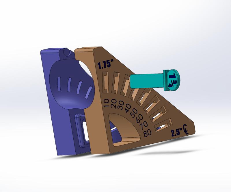 1.75 INCH TUBE CUTTING AND MARKING JIG & X-PIPE MARKING TOOL **