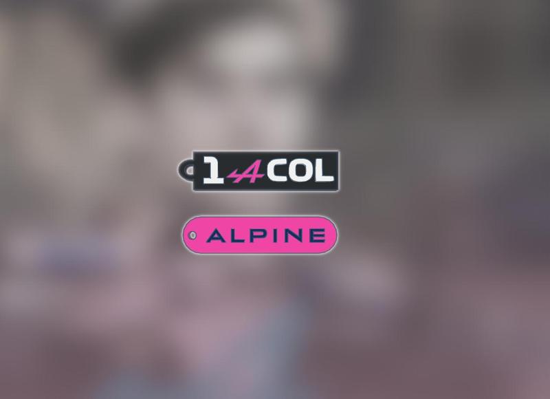 Colapinto key ring - Alpine F1