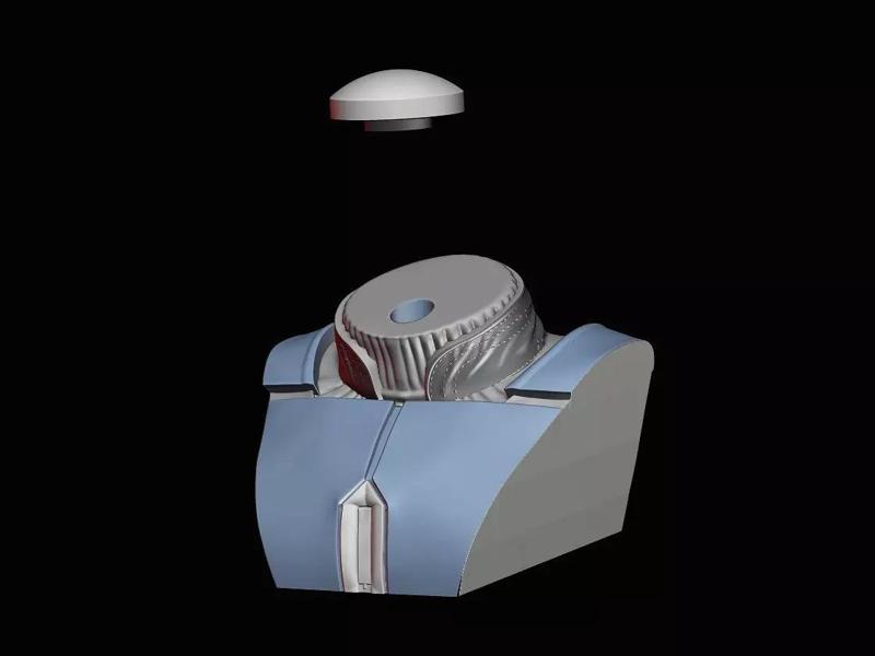 Bo Katan Mandalorian Helmet Stand 3d digital file