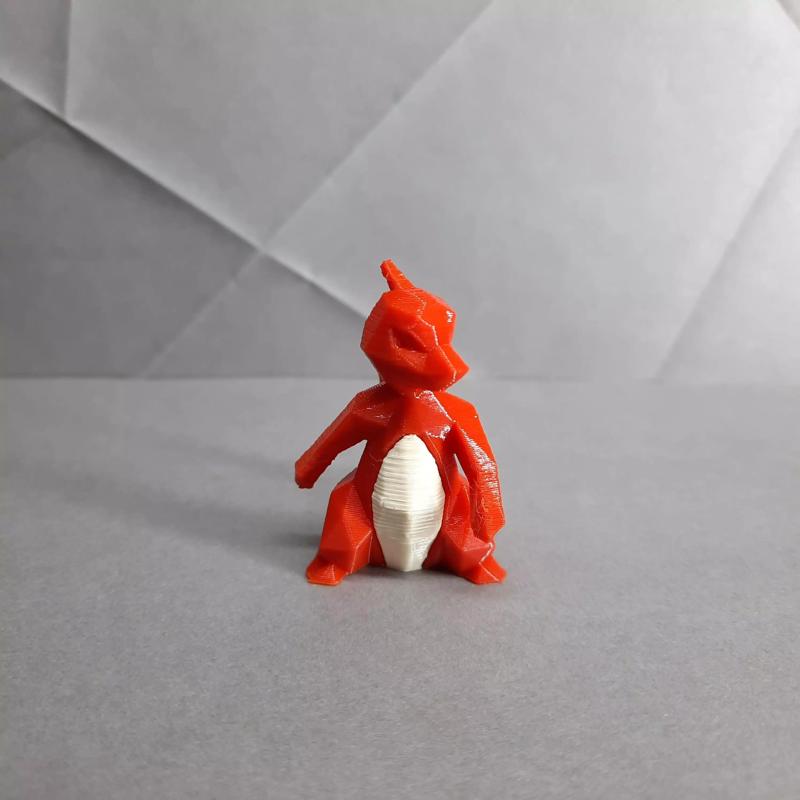 Charmeleon Low Poly Pokemon