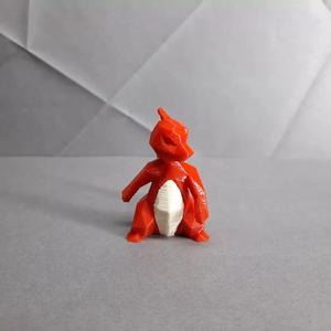 Charmeleon Low Poly Pokemon