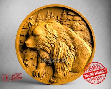 Bear STL, Bear 3d figure, stl, 3d printer STL files, 3d printing stl, best stl, STL files, stl file 3d printing