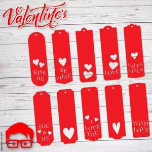 Valentines bookmark unique gift for your loved one by AM-MEDIA