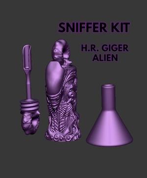 MINI SNIFFER CANISTER INHALER RESERVOIR - ALIEN - H.R. GIGER