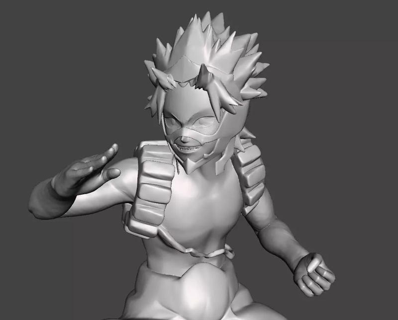 Kirishima Eijirou Red Riot 3D Model