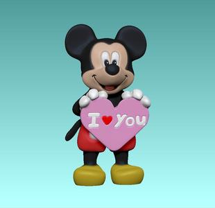 mickey mouse for the valentines day