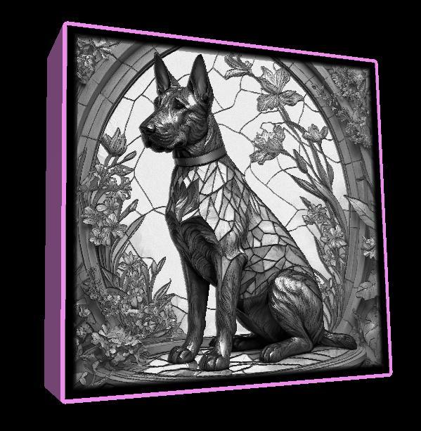 Lightbox Berger Picard lithophane