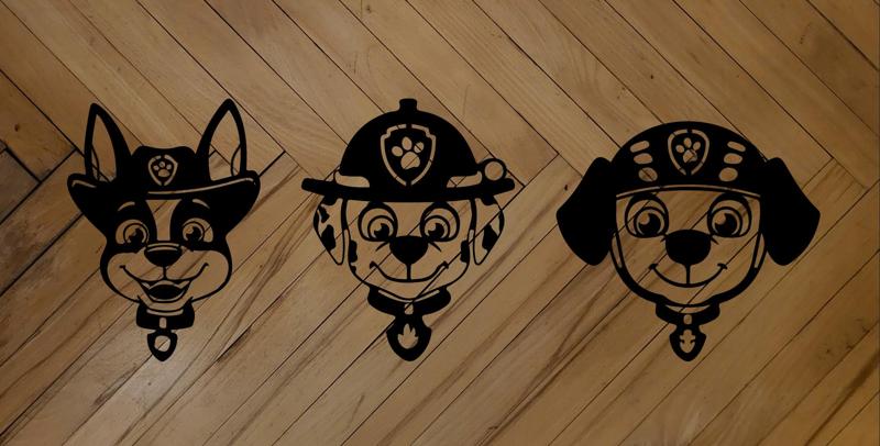 Bundle Paw Patrol 2 - Marshall, Tracker, Zuma