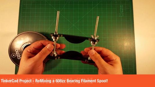 608zz Modified Spool Holder