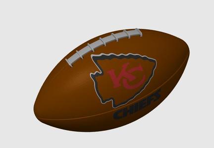 kansas city chiefs american soccer ball