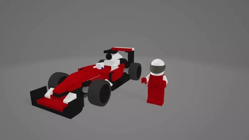 Ferrari SF16-H Speed Champions 75879 3D Model