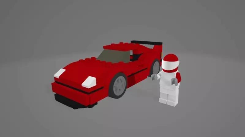 Ferrari F40 Competizione Speed Champions 75890 3D MODEL