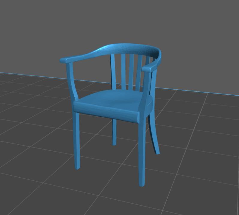 WOODEN CHAIR 1-50 ARCHITECTURE MODEL DIORAMA