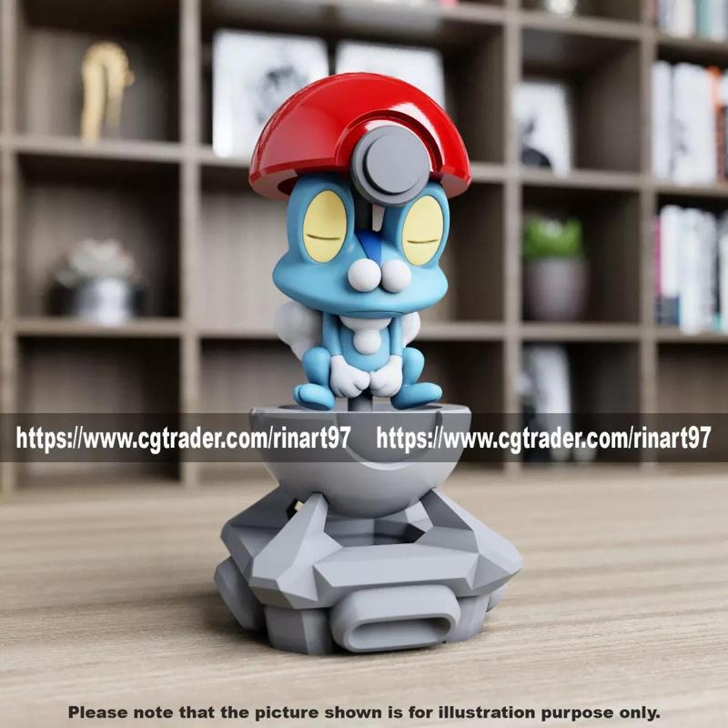 Froakie in the pokeball from pokemon