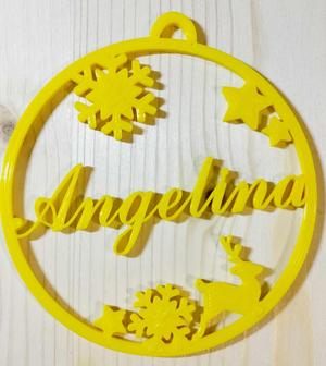 Angelina" Christmas bauble