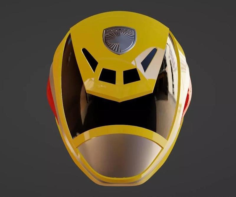 Power Rangers SPD Yellow Ranger Deka Yellow Helmet