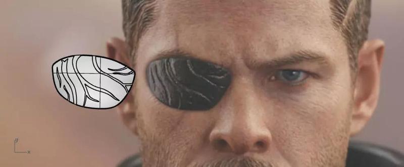 Thor eyepatch from Thor Ragnarok and Infinity War