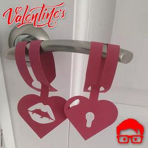 Valentines Day door tags gift for your loved one by AM-MEDIA