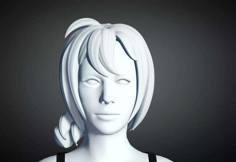 3D Hair style for Female 50 3D model