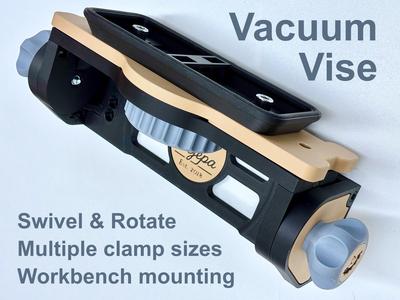 Vacuum Clamping Vise with Swivel & Rotary Function