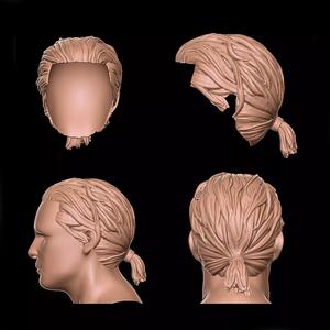 Hair ponytail