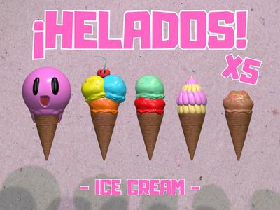 5 Ice Cream Cones! 5 Ice Cream Cone!