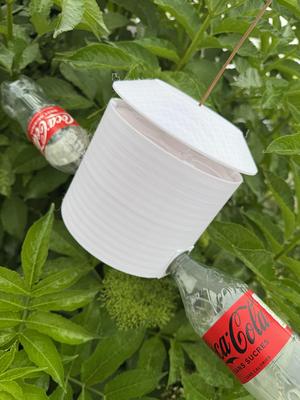 Double Chamber Asian Hornet Trap - 3D Printable STL File (with PET bottles)