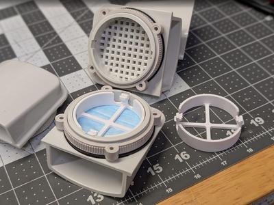 Filter Holder for BUD Industries IPV-1115 Vent