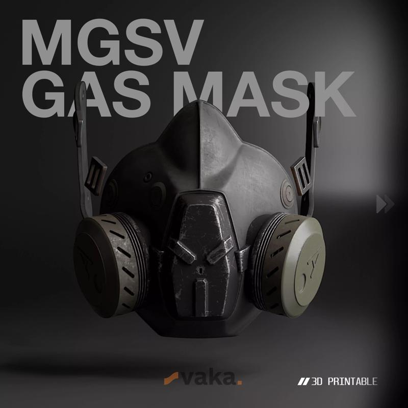 Metal Gear Solid V - Gas Mask 3D Model for Print