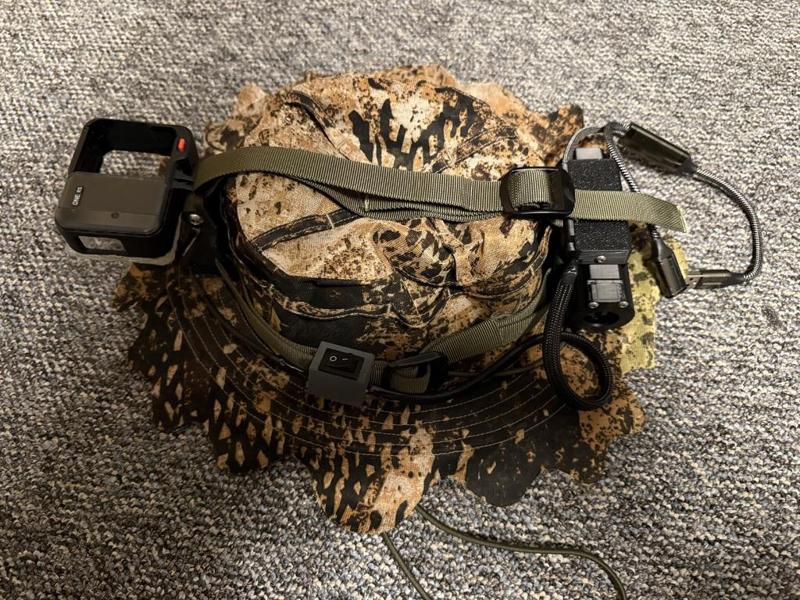 Headcam and antifog fan mount for non helmet headgear