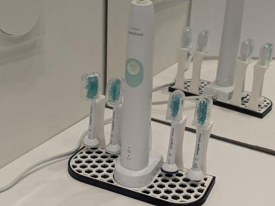 Philips Sonicare 4x Brush Head + Charger Stand/Holder