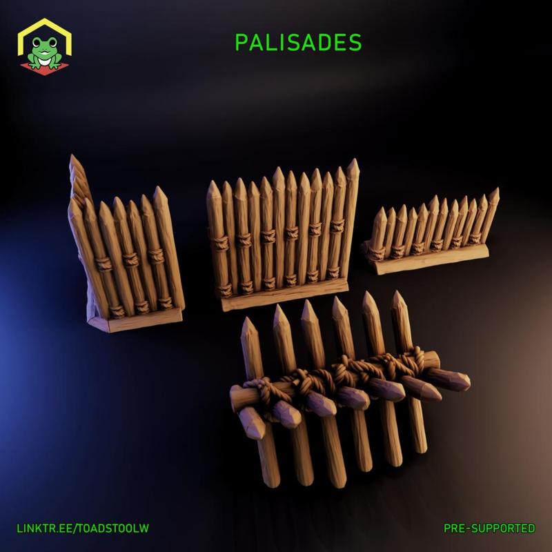 Wood palisades