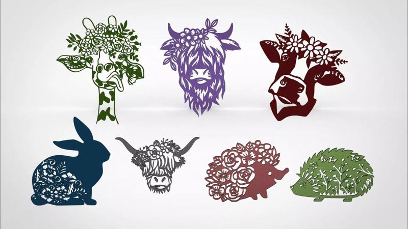 FLORA CUTE FARM ANIMAL WALL ART DECOR