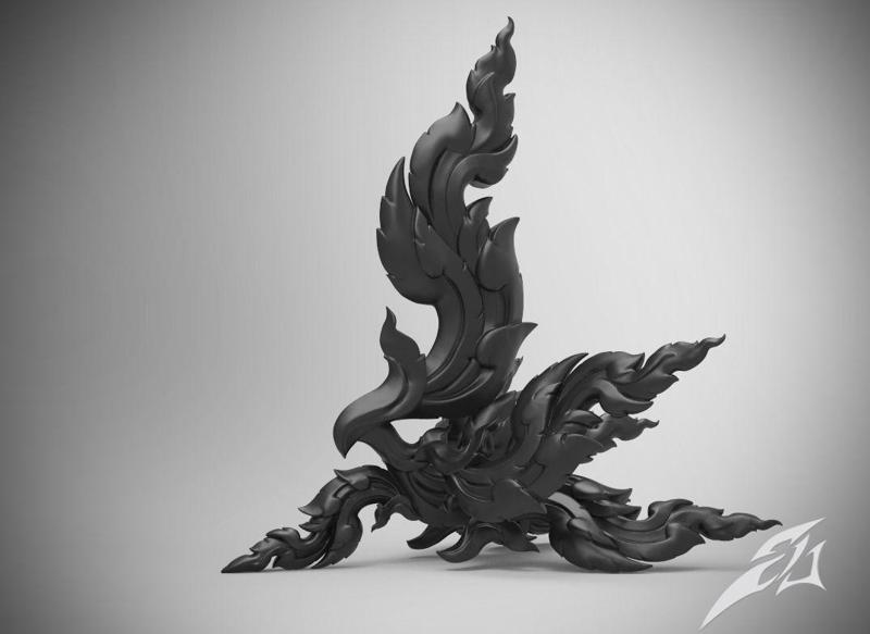 Kinnaree - Thai Art Sculpture