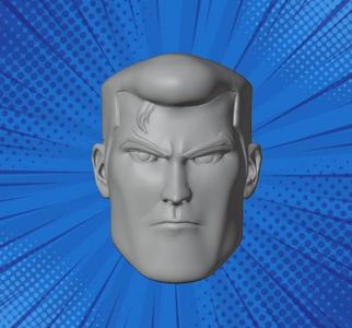 Batman Animated Head