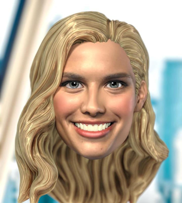 1/6 1/12 Superman 2025 Eve Teschmacher Sara Sampaio Head Headsculpt