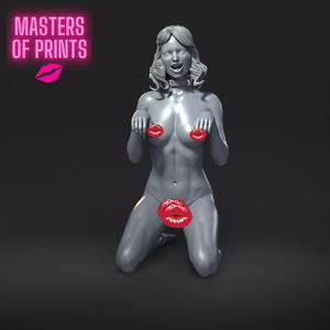 dog girl - NSFW - EROTIC MINIATURE 75 MM SCALE